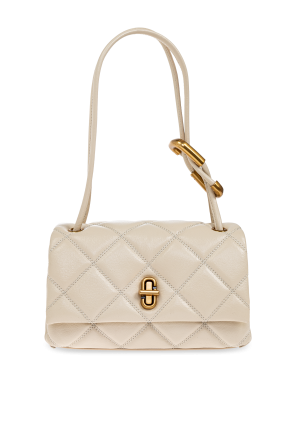 ショルダーバッグ・ポシェット MARC JACOBS THE BI-COLOR QUILTED MINI DUAL SHOULDER BAG Marc Jacobs The Quilted Mini Dual Shoulder Bag, Black